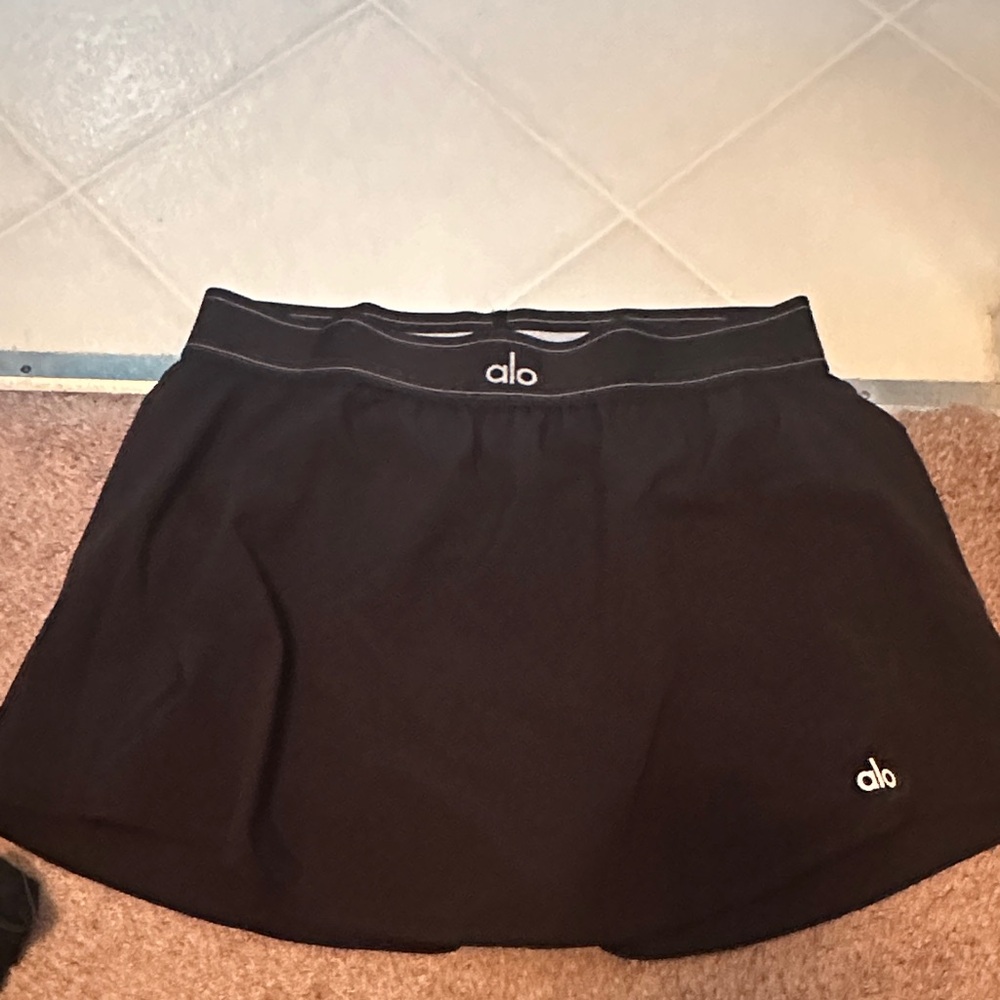 ALO Yoga Black Mini tennis Skirt